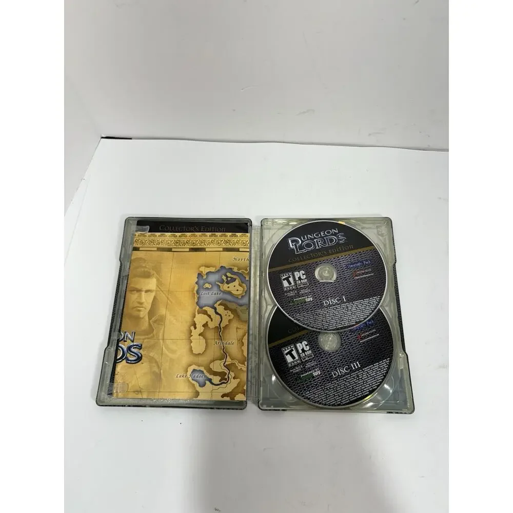 Dungeon Lords: Collector's Edition (PC,‎ 2006, Dreamcatcher) Steelbook